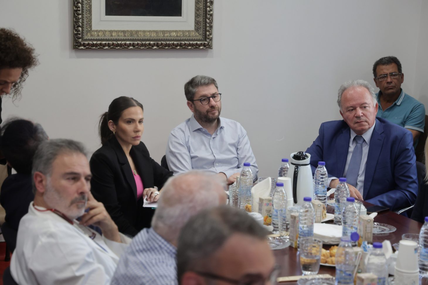 Από το Βενιζέλειο Νοσοκομείο ξεκίνησε την περιοδεία του ο Νίκος Ανδρουλάκης