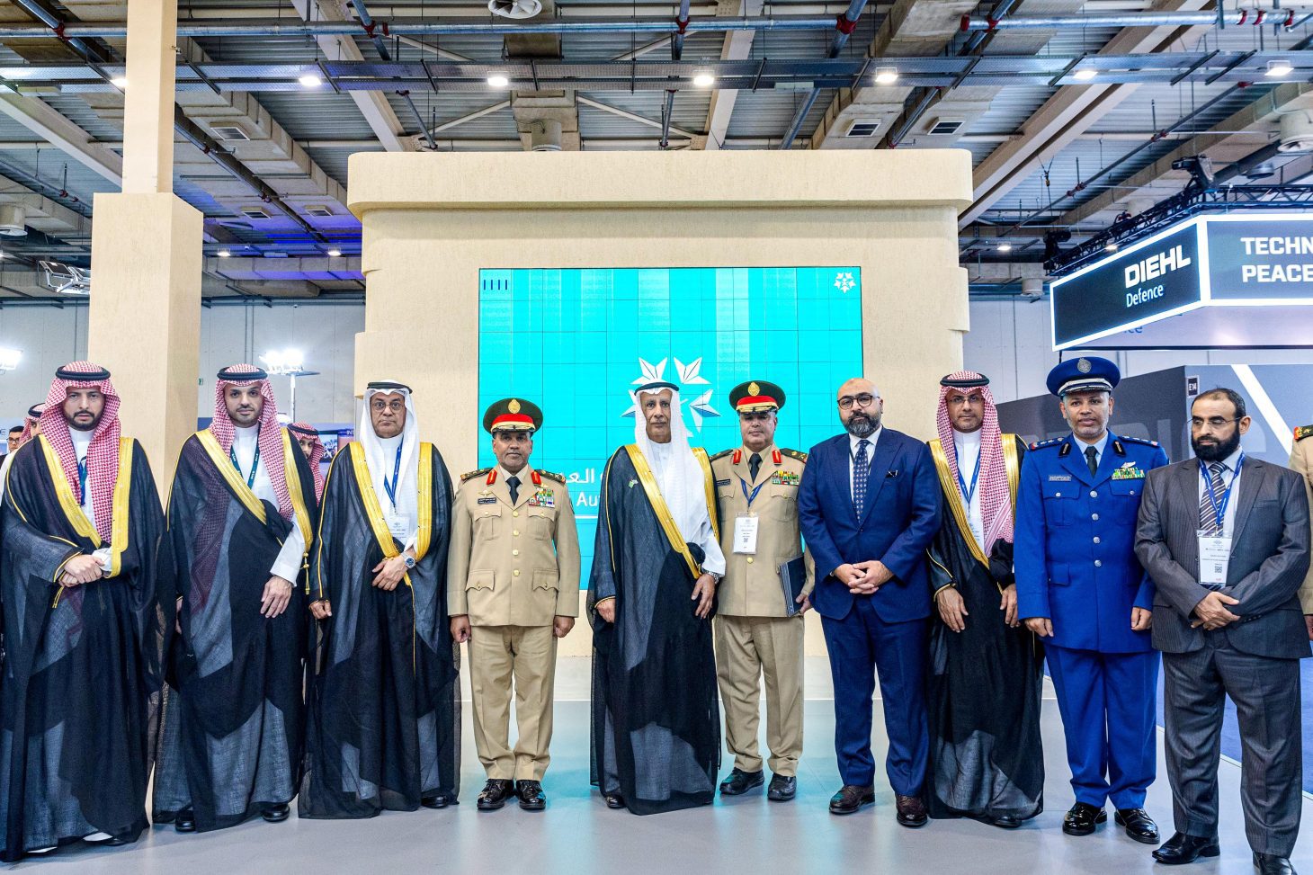 Inauguration of the Saudi Pavilion at DEFEA 2025