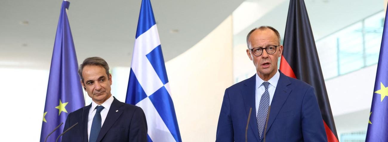 Κοινές δηλώσεις Μητσοτάκη – Μερτς: Οι κοινές προκλήσεις ισχυροποιούν τους δεσμούς μας