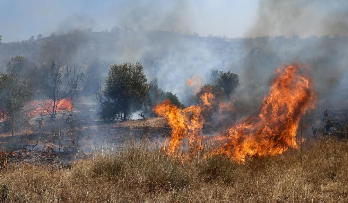 Φωτιά σε χαμηλή βλάστηση στην Κύθνο