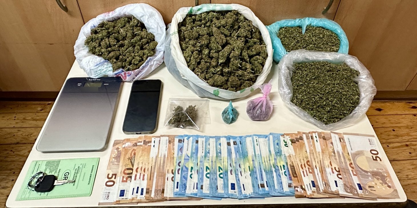 Ένα κιλό κάνναβης βρέθηκε στο Ρέθυμνο – Έγιναν “τσακωτοί” την ώρα της αγοραπωλησίας