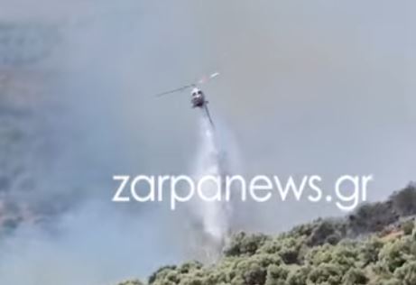 Χανιά | Μια προσαγωγή για τη μεγάλη φωτιά στο Σέλινο ενώ η μάχη με τις αναζοπυρώσεις συνεχίζεται | Video + Photos
