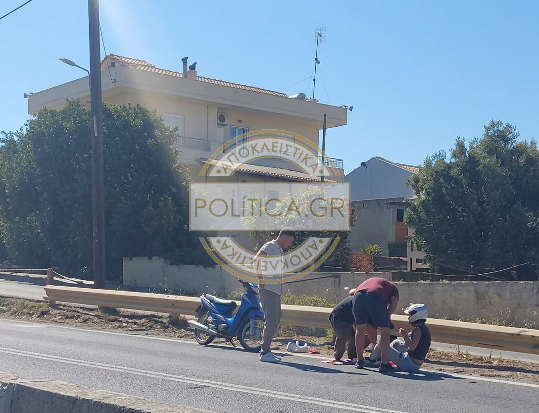 Σύγκρουση αυτοκινήτου με μηχανή στη Χερσόνησο – Τραυματίστηκε οδηγός δικύκλου