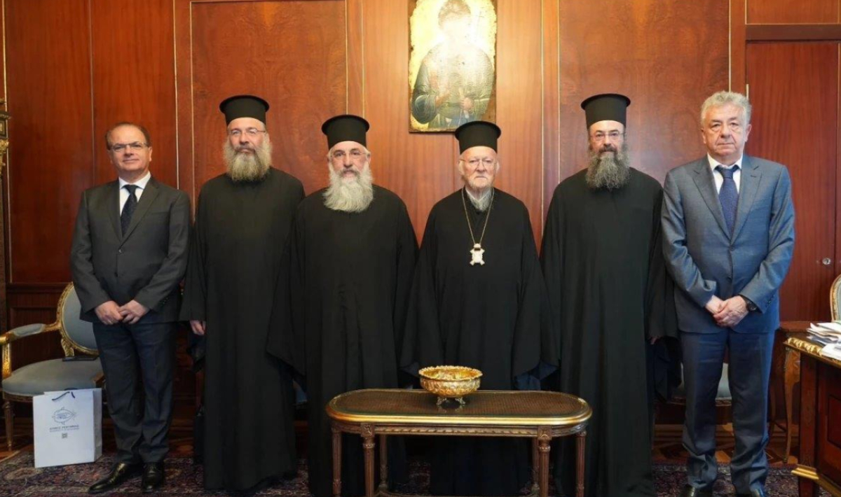 Συνάντηση αντιπροσωπείας από την Κρήτη με τον Οικουμενικό Πατριάρχη στο Φανάρι