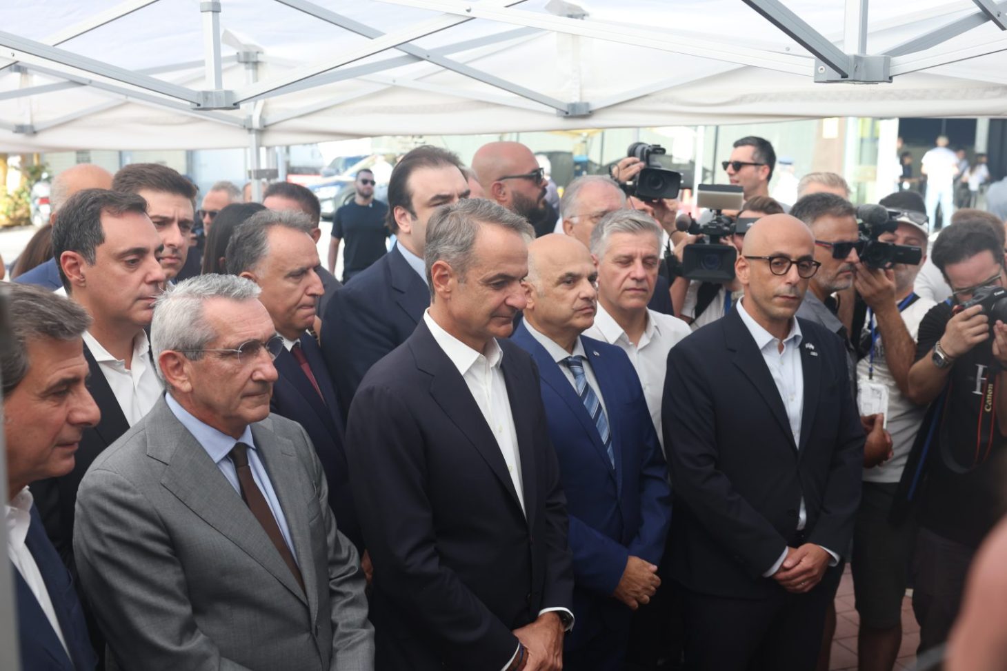 ΔΕΘ: Στη εγκαίνια της Έκθεσης ο Κυριάκος Μητσοτάκης – Παρέστη στον καθιερωμένο αγιασμό (φωτογραφίες)