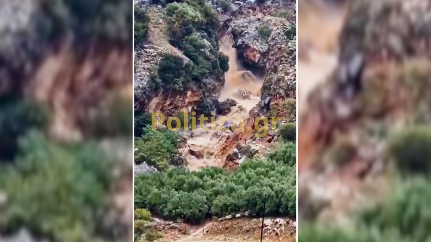 Εικόνες καταστροφής και στην Αξό Ρεθύνου – Βίντεο